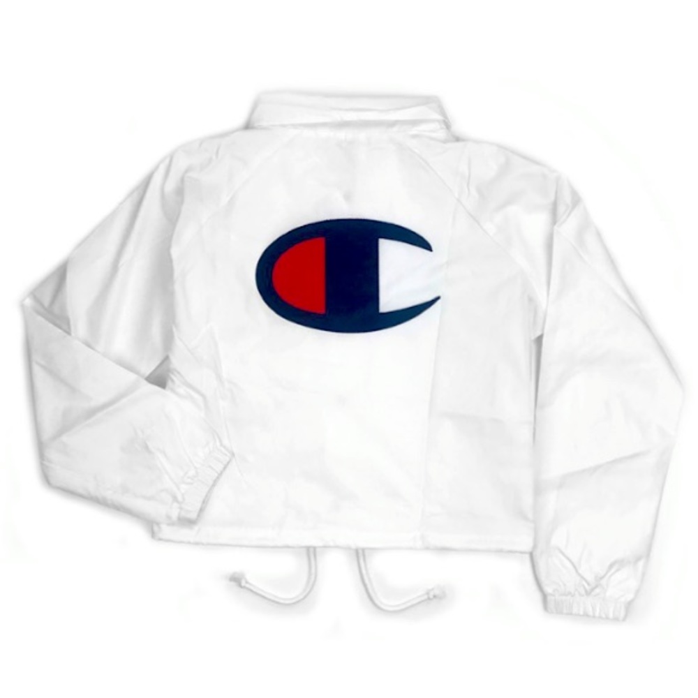 CHAMPION ZIPPER TAPE CROPPED COACH’S JACKET